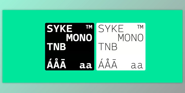 My Fonts - Download Syke Mono Font Family 10xOTF