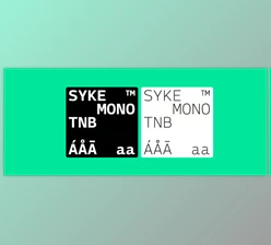 My Fonts - Download Syke Mono Font Family 10xOTF