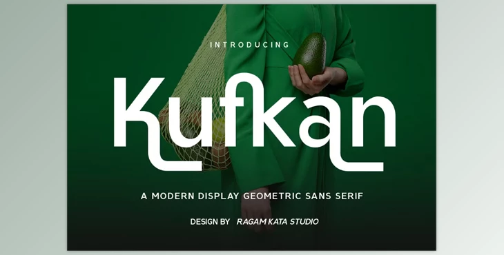 Download Kufkan - Modern Geometric Font (Creative Market 291670626)