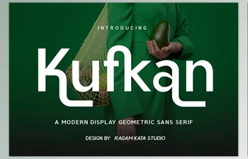Download Kufkan - Modern <span class='badge badge-warning'>Geometric</span> Font (Creative Market 291670626)