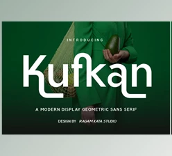 Download Kufkan - Modern Geometric Font (Creative Market 291670626)