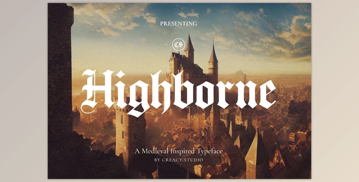 Download Highborne Medieval Typeface (Creative Market 291808736)