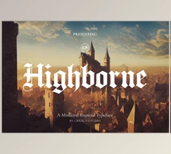 Download Highborne Medieval Typeface (Creative Market 291808736)