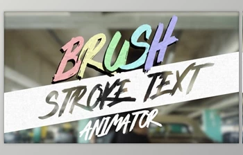 Download Brush Stroke Text <span class='badge badge-warning'>Animator</span> (Videohive 59621549)