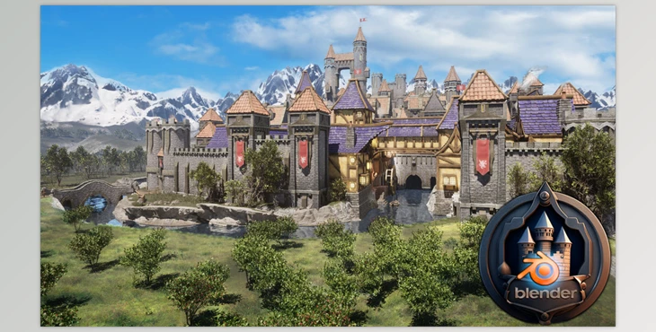 Blender - Download Blender Massive 240-Piece Modular Mega Pack 
