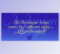 My Fonts - Download Bodonian Script - Fancy 7 Script Fonts