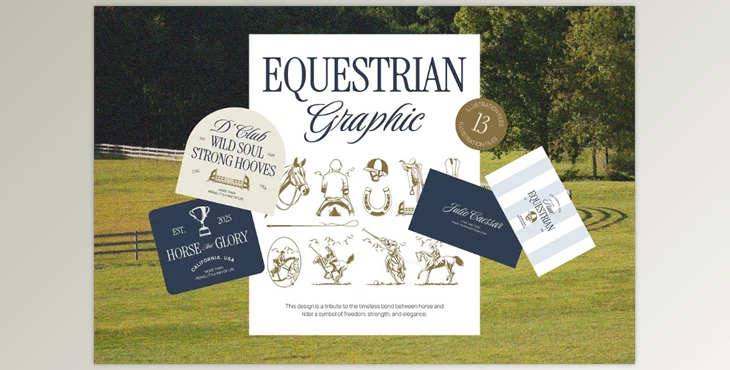 Download Equestrian Heritage Graphic Pack (Creative Market 291826551)