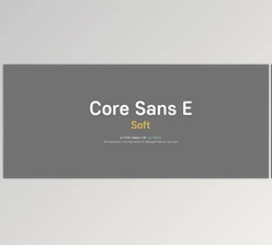 My Fonts - Download The Core Sans ES - A Modernized Grotesque Font Family 18xOTF