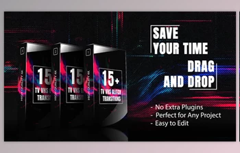 Download Analog VHS Glitch Transition <span class='badge badge-warning'>Bundle</span>-Vintage TV Glitch Effects for Video Editing (Videohive 59698535)