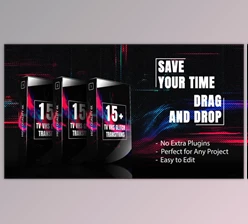Download Analog VHS Glitch Transition Bundle-Vintage TV Glitch Effects for Video Editing (Videohive 59698535)
