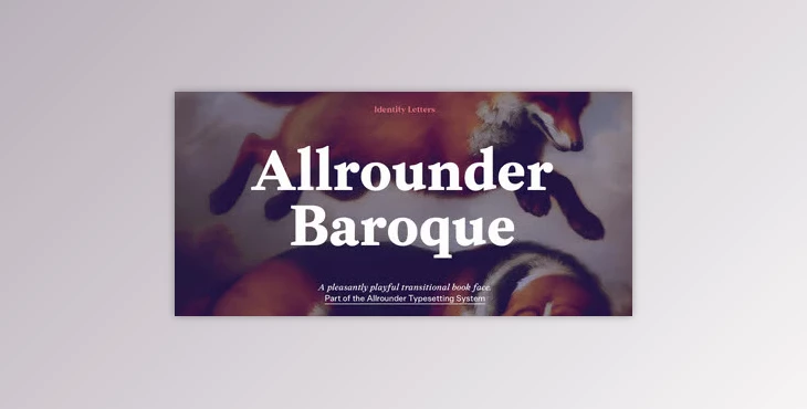 My Fonts - Download Allrounder Baroque Font Family 10xOTF