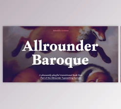 My Fonts - Download Allrounder Baroque Font Family 10xOTF