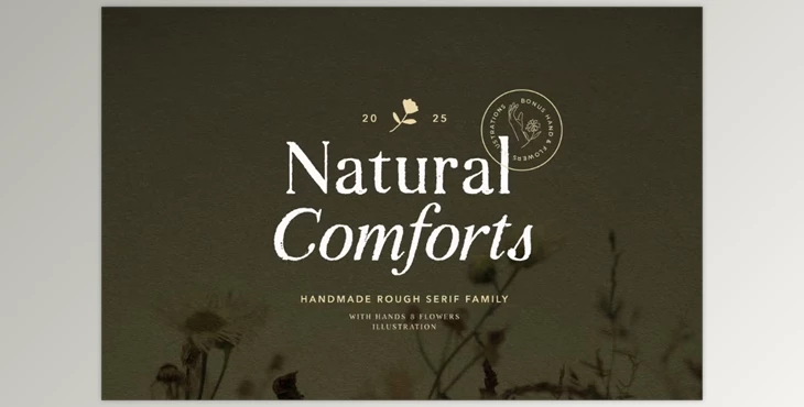 Download Natural Comforts Rough Serif (Creative Market 291065980)