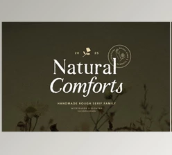 Download Natural Comforts Rough Serif (Creative Market 291065980)