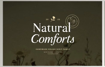 Download Natural Comforts Rough Serif (Creative <span class='badge badge-warning'>Market</span> 291065980)