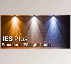 Blender - Download IES Plus - Procedural IES Light Nodes v1.3