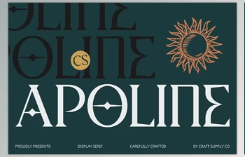 Download Apoline – Classic Font (Creative <span class='badge badge-warning'>Market</span> 91684064)
