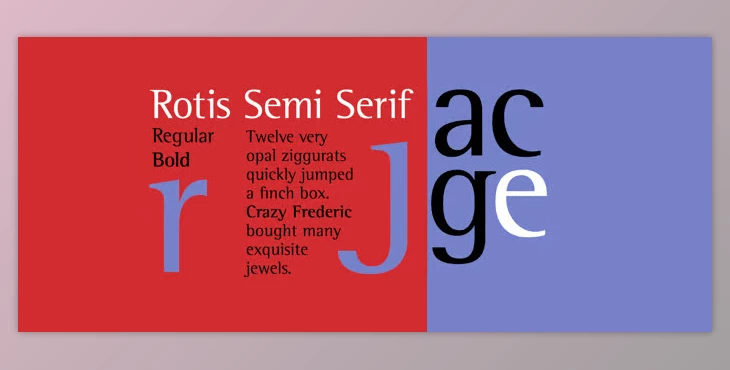 my Fonts - Download Rotis Semi Serif Font Family 12xOTF