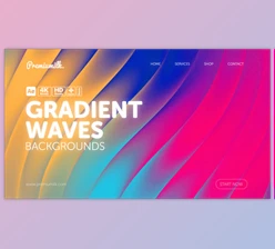 Download Gradient Waves Backgrounds (Videohive 59808260) - AE Project
