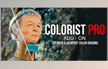 Blender - Download Colorist Pro - Luts & Viewport <span class='badge badge-warning'>Color</span> Grading v1.4.2