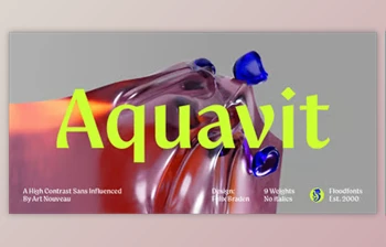 MyFonts - Download Aquavit <span class='badge badge-warning'>Font</span> Family 9xOTF