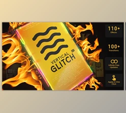 Download Vertical Glitch Presets Pack (Videohive 59891168) - AE Project