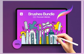 Pixelbuddha - Download 25-in-1 Procreate <span class='badge badge-warning'>Brushes</span> Bundle 5819