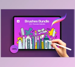Pixelbuddha - Download 25-in-1 Procreate Brushes Bundle 5819