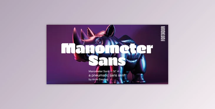 My Fonts - Download Manometer Sans Font Family 2xOTF