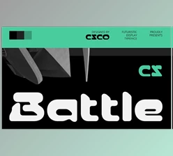 Download CS Battle – Futuristic Font (Creative Market 291684108)