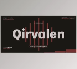Font Bros - Download Qirvalen Font Family 18xOTF
