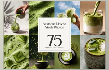 Download <span class='badge badge-warning'>Aesthetic</span> Matcha Stock Photos (Creative Market 291831271)