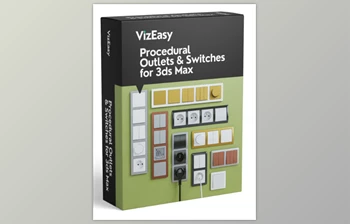 VizEasy - Download Procedural Outlets & Switches for 3ds <span class='badge badge-warning'>Max</span> PRO
