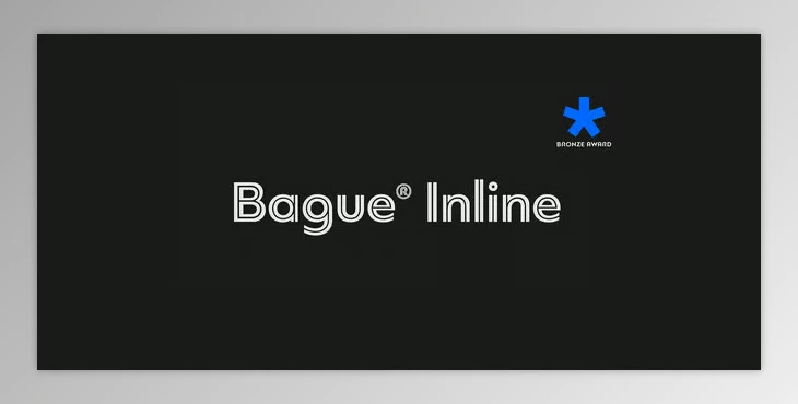 My Fonts - Download PF Bague Inline Pro Font Family 4xOTF