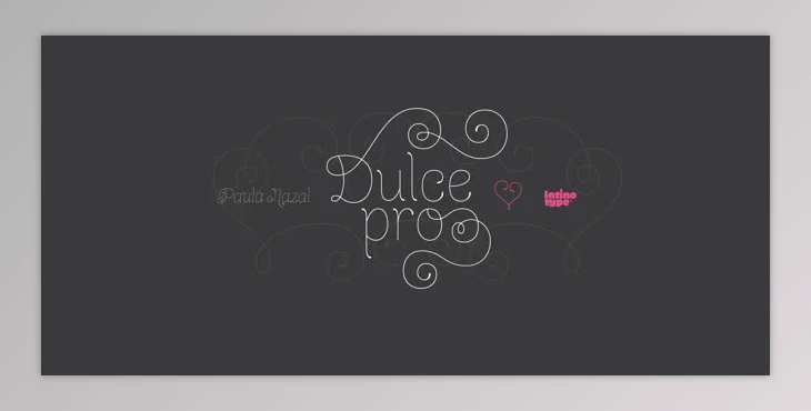 My Fonts - Download Dulce Pro Font Family 5xOTF