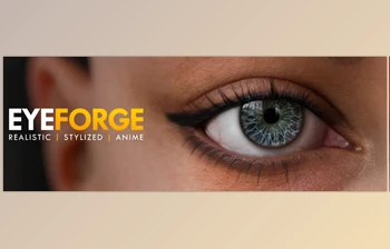 Gumroad - Download EyeForge (Ultimate Eye Generator Addon for <span class='badge badge-warning'>Blender</span>) v1.80