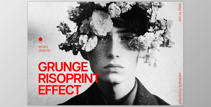 Download Grunge Risoprint Photo Effect (Creative Market 291834000)