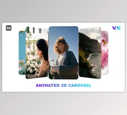 Download Animated 3D Carousel | After Effects (Videohive 57489616)
