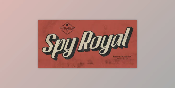 My Fonts - Download CA Spy Royal Font Family 6xOTF
