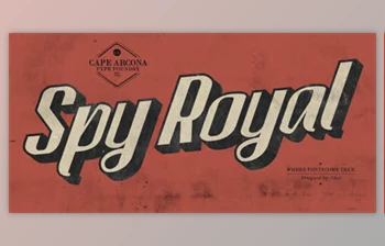 My <span class='badge badge-warning'>Fonts</span> - Download CA Spy Royal Font Family 6xOTF