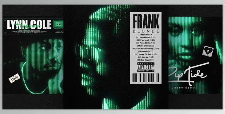 Pixflow - Download Album Covers with CRT Effects