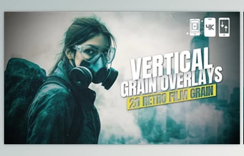 Download 20 Retro <span class='badge badge-warning'>Film</span> Grain Vertical Overlays For After Effects (Videohive 60010036)