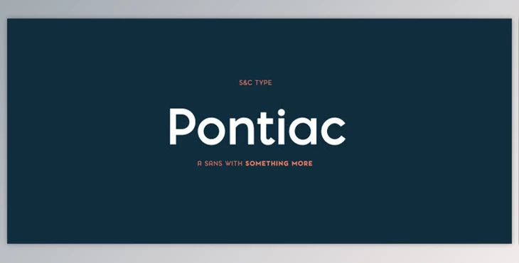 My Fonts - Download Pontiac - Functional Geometric 8xOTF