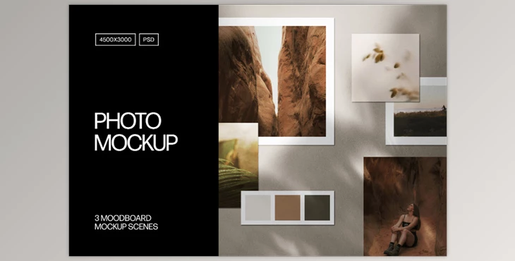 Pixelbuddha - Download Moodboard Photo Mockup 5946
