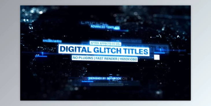 Download Digital Glitch Titles (Videohive 59957670) - AE Project