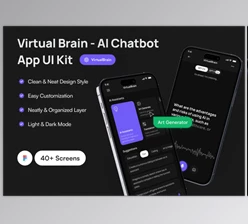 UI8 - Download Virtual Brain | AI Chatbot App UI Kit