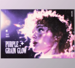 Download Purple Grain Glow Effect (Creative Market 291855045)