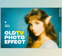 Download Old TV Photo Effect (Creative Market 291845758)