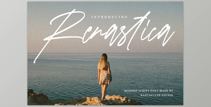 Download Renastica Modern Script Font (Creative Market 291713143)
