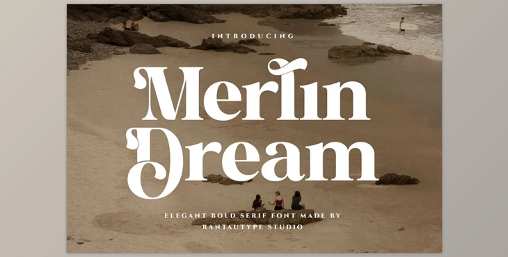 RantautypeStudio - Download Merlin Dream Elegant Bold Serif Font